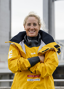 Molly LaPointe prepares for the Jules Verne Challenge